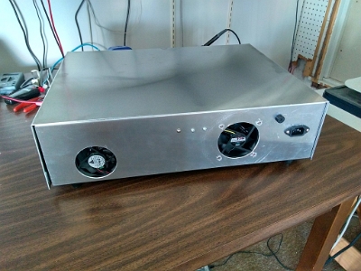 Rear view of the system enclosure.