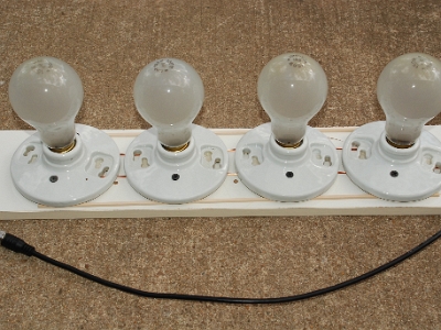A 230 Volt Light Bulb Load for Testing PA1, PA2, PA3, SPA4 or SPA5 Amplifiers
