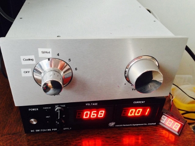 A modified SPA4 setup using a  Yucco power supply.