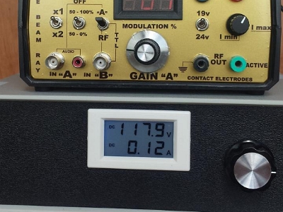 A pair of  home made plasma tube systems.