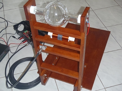 A very nice collapsable / portable plasma tube holder.