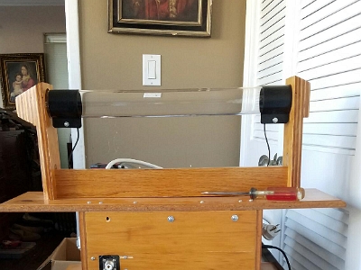 A wood-cased plasma tube system using a Bill Cheb SSQ-ST tube.